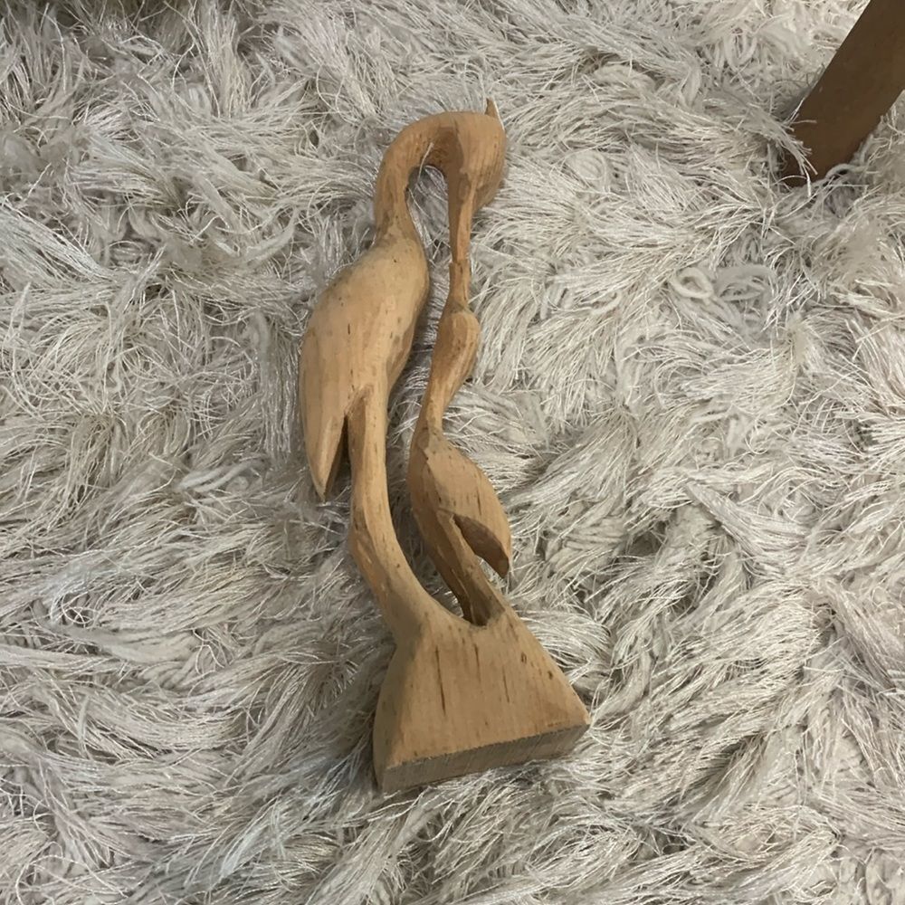 Wooden‎ Bird Figure Handcrafted Raw And Unfinished